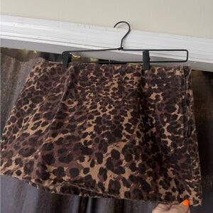 Abercrombie & Fitch cheetah print mini skirt